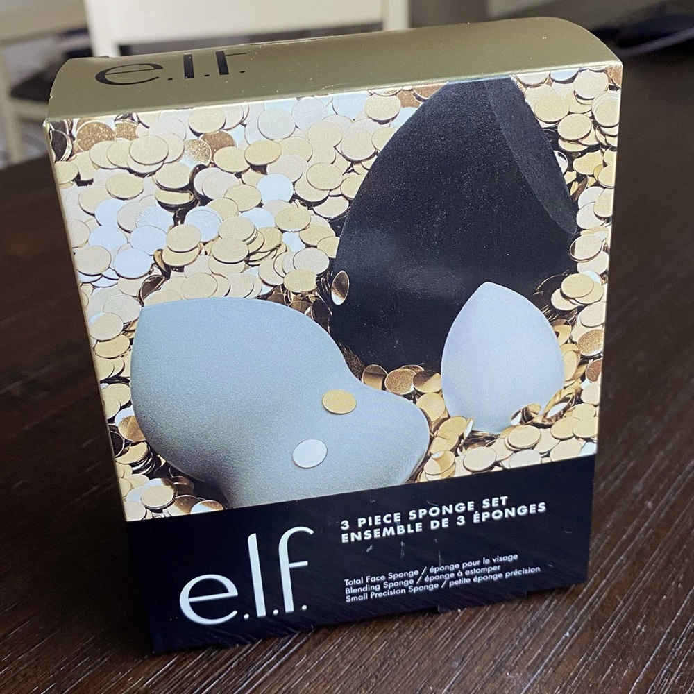 SOLD:  e.l.f. 3 Piece Sponge Set